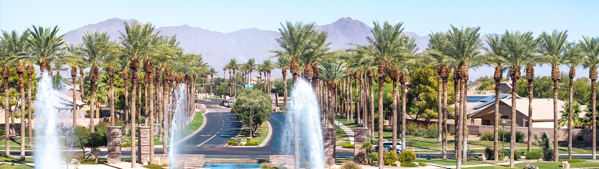Hero Image Showing Fountain