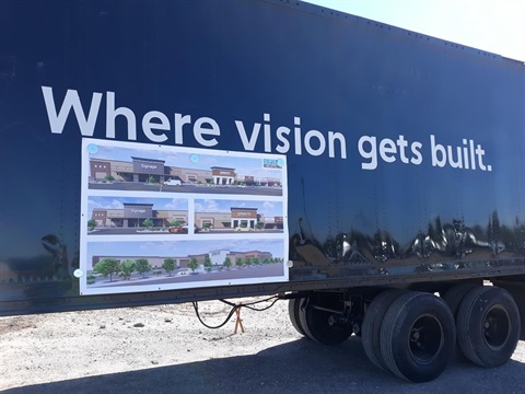 Truck trailer with 
