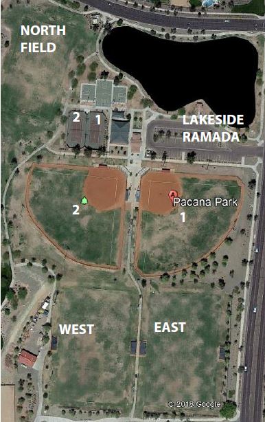 Pacana park aerial view